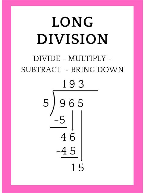 Image result for Basic Division Step by Step