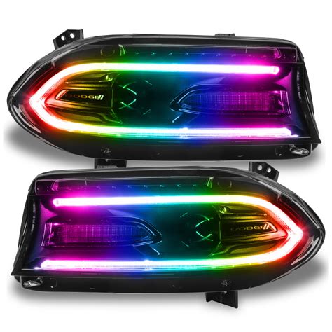 2015-2021 Dodge Charger ColorSHIFT® RGB+W Headlight DRL Upgrade Kit ...