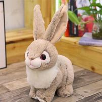 Image result for Black and White Stuffed Bunny