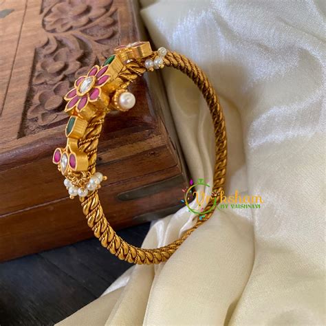 Precious Kundan Jadau Kada Bangle-J735 – vrikshamindia