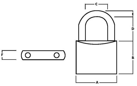 How Measure Padlock Size 的图像结果