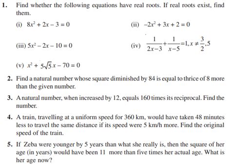 Image result for Class 10 Maths Unit 4 Test