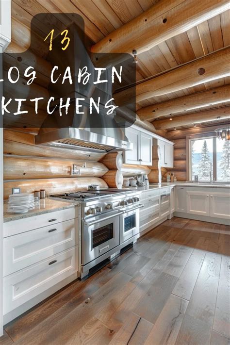 Rustic Cabin Kitchen 的图像结果
