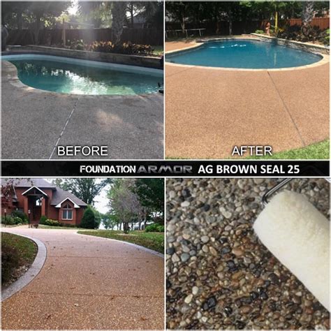 Foundation Armor AG Brown Tinted Sealer Transparent Brown Acrylic High ...