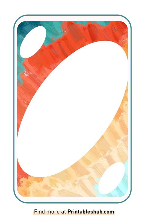 Free Printable Blank UNO Cards Template [PDF] - Printables Hub