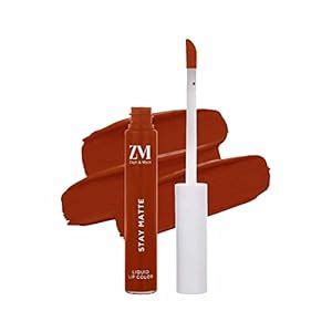 Buy ZM Stay Matte Transfer-proof Lip Color | Matte Texture | Liquid ...