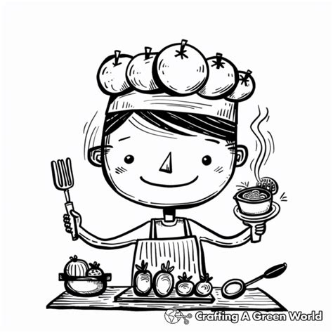 Image result for Cooking Coloring Pages