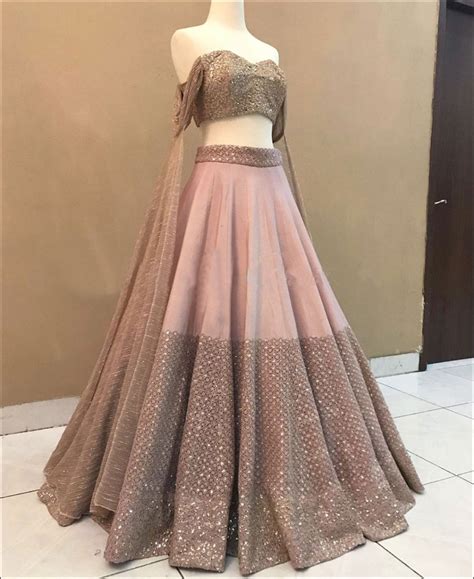 Peach color cotton Silk Lehenga choli with Embroidery