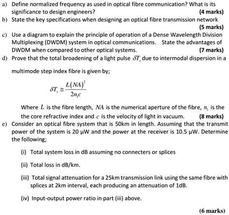 Image result for Normalized Frequency Fiber Optics