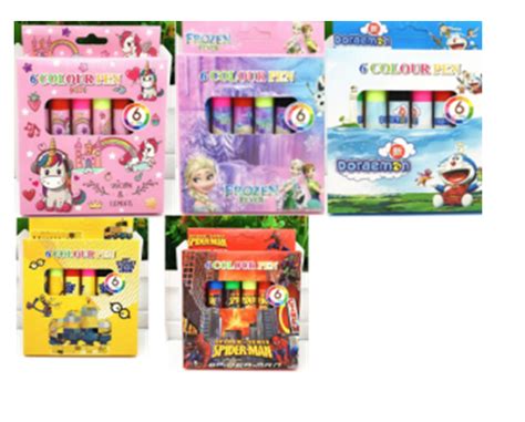 Set of 12 Mix Design Color pen (eff price25) - Big Daddy Store