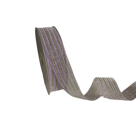 LAVENDER ATHENA STRIPES RIBBON (25MM | 18MTR) – RIBBONIZE