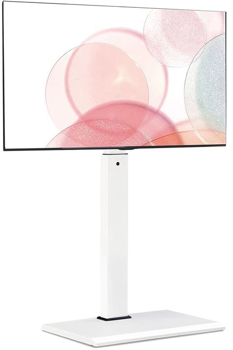 Fitueyes Iron Base Floor Tv Stand With 60 Degree Swivel | Desertcart INDIA