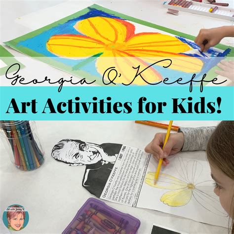 Georgia O Keeffe Inspired Chalk Flower Art Lesson | Best Flower Site