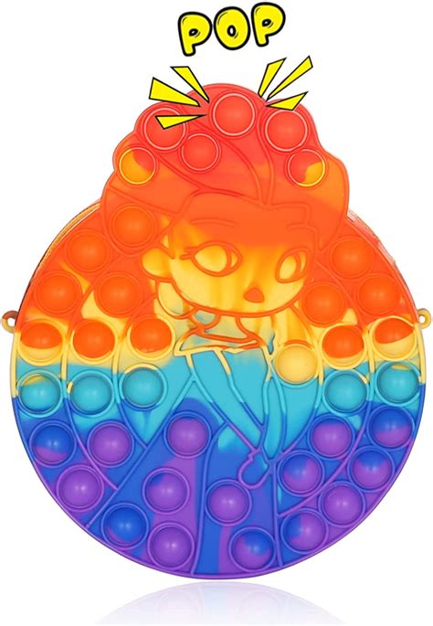 Buy Pop Purse Fidget Shoulder Handbag Decompression Handle Crossbody ...