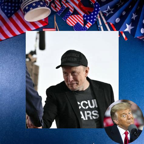 Elon Musk Hat - Trump MAGA 47 Red Hat