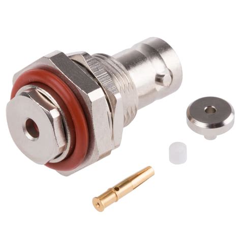 R141324000 Radiall | Radiall Straight 50Ω Panel Mount BNC Connector ...