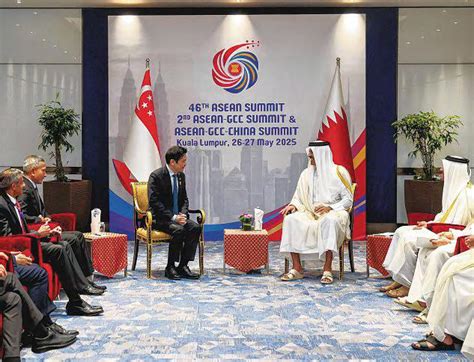 PM Wong Meets Leaders of Qatar, Bahrain | The Straits Times - Newspaper ...