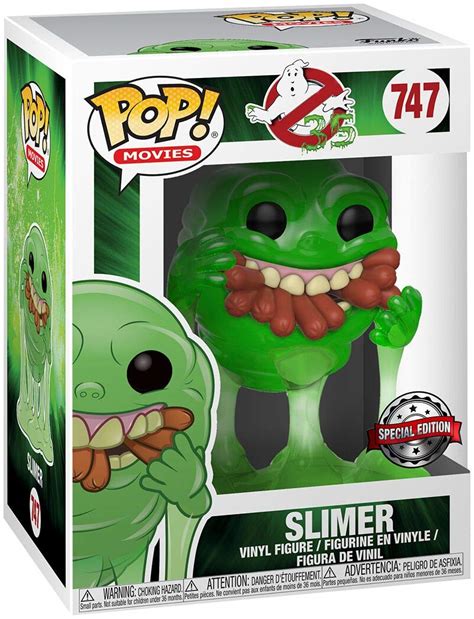 Funko Ghostbusters SOS Ghosts Slimer (Translucent) Vinyl Figure 747 Pop ...