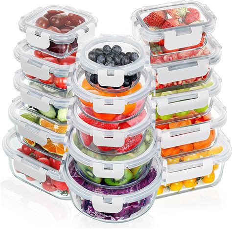 Image result for Stackable Glass Food Storage Containers