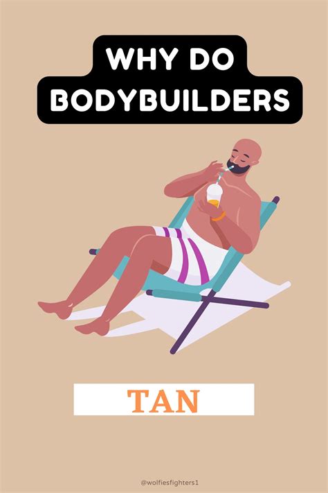 why do bodybuilders tan