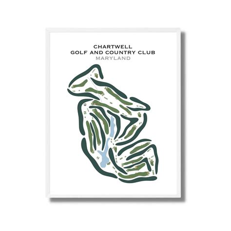 Chartwell Golf & Country Club, MD | Golf Course Map, Golf Map, Golfer ...