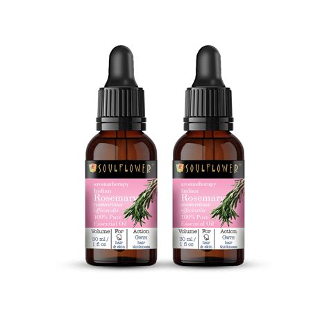 Soulflower Rosemary Oil Healthy Hair & Shiny Skin Pure Combo - Price ...
