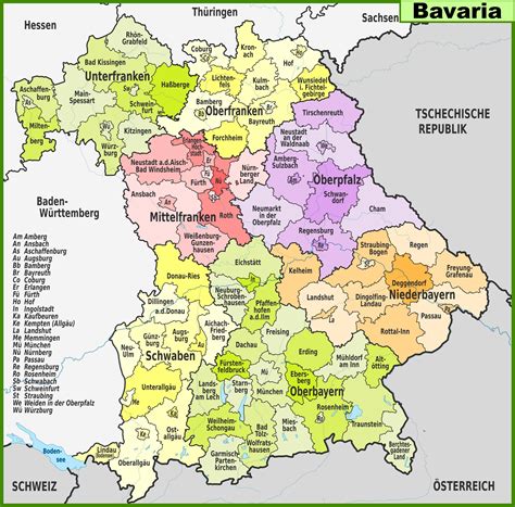 Bavaria Map History