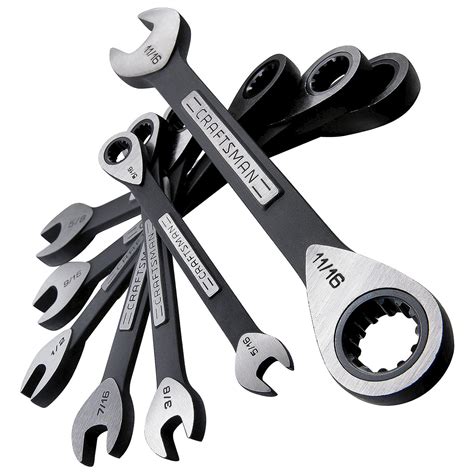 Craftsman Ratcheting Open End Wrench Set at Sofia Gellatly blog