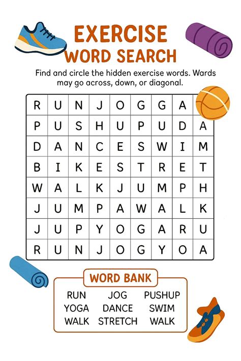 Printable Find a Word Exercise 的图像结果