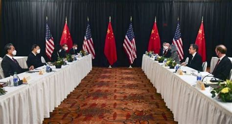中美首次高级别官员面对面会谈在美国阿拉斯加结束