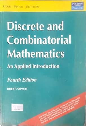 Buy Discrete Combinatorial Mathematics An Applied Introduction 4ED Book ...