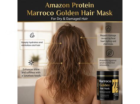Buy Amazon Protein Advance Formula Marroco Golden Hair Mask Online at ...
