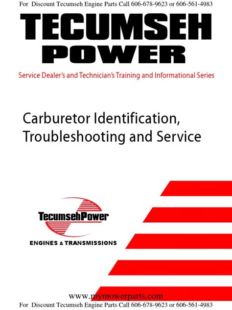 Image result for Troubleshooting Tecumseh Engine Problems