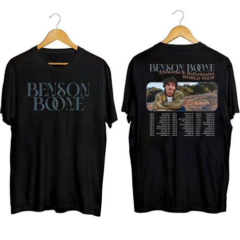 Benson Boone Fireworks and Rollerblades 2024 World Tour Sweatshirt sold ...