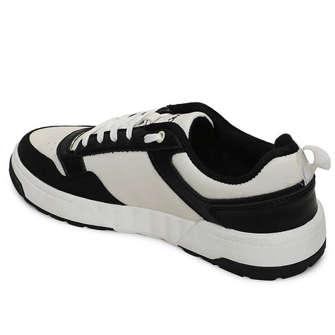 Buy Leap7x Black Casual Lacing Sneakers For Men AMAZER-10E By Liberty