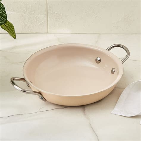 Buy Chefs Pride Swaly Aluminium Mini Open Kadhai - 600ml from Home ...