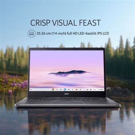 Acer Chromebook Plus Google AI Intel Core i3 N305 - (8 GB/256 GB SSD ...