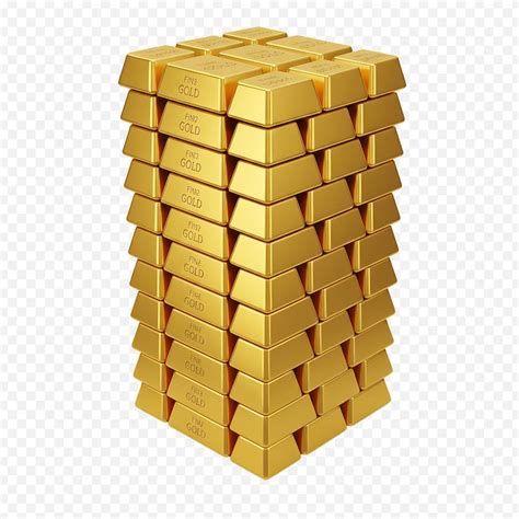 Gold bar stack PSD, High Quality Free PSD Templates for Download | Freepik