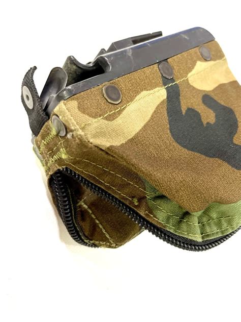 米軍放出品 ミニミ100連 米軍M249(FN MINIMI)ライトマシンガン用100連マガジン ウッドランド迷彩 | BaseEXCHANGE