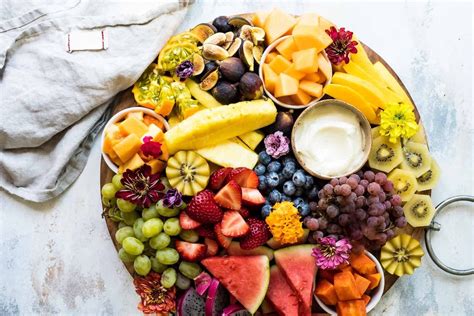 Rainbow Fruit Platter For