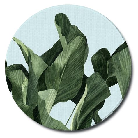 Round Canvas Wall Art Painting Titled: Bold Strokes, Sizes Available