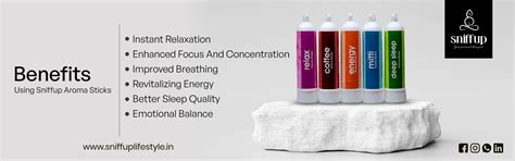 SniffUp Lifestyle-Essential Oil Aromatherapy Inhaler for Relaxing