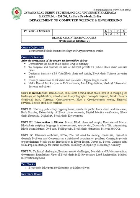 BCT Unit I: Detailed Notes on Blockchain Technology and Cryptocurrency ...