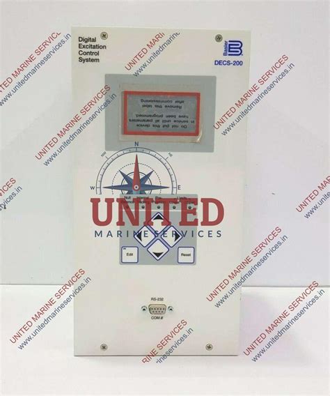 BASLER DIGITAL EXCITATION CONTROL SYSTEM DECS-200 | United Marine Services