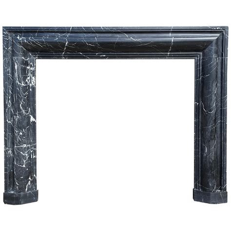 Antique French Bolection De Versailles Marble Fireplace Mantel at 1stDibs