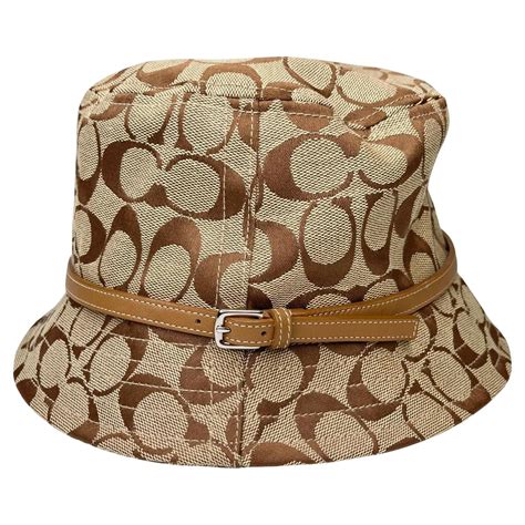 Coach Monogram Signature Logo Bucket Hat For Sale at 1stDibs | coach ...