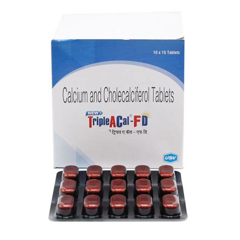 Triple A Cal-FD Tablet 15's Price, Uses, Side Effects, Composition ...