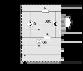 DLU-12DBC - 1-pair monobloc Data surge protector, CITEL