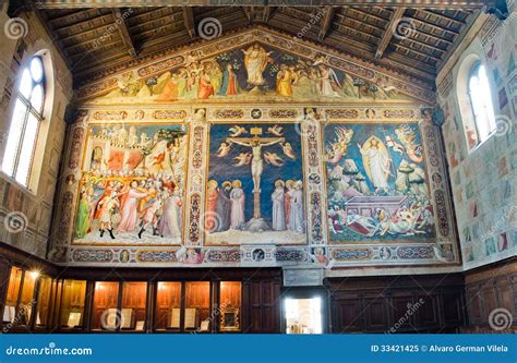 Sacristy of the Basilica Di Santa Croce. Florence, Italy Editorial ...