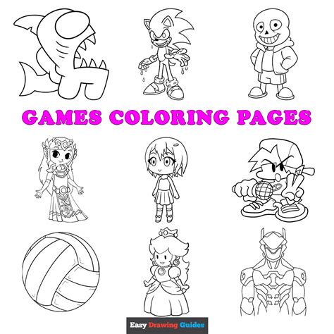 Coloring Pages For Gamers: Unleash Your Creativity & Celebrate Your Fandom